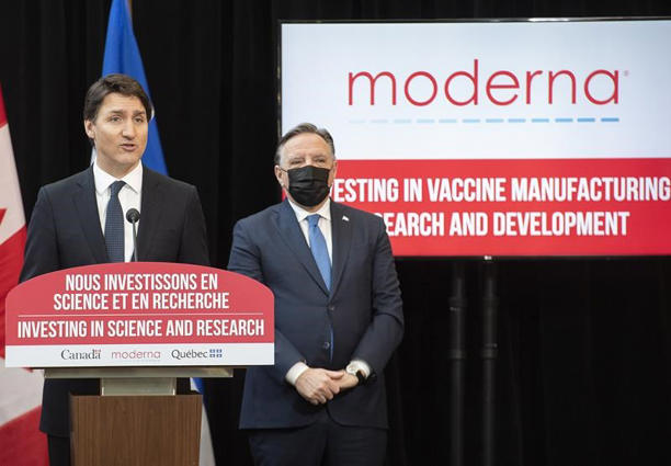 Moderna confirme la construction d'une usine de vaccins de 180 millions $ à Montréal