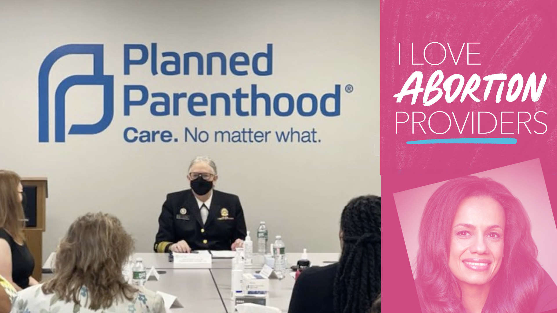 Dans ce montage, on retrouve une photo de Rachel Levine, l’assistante-secrétaire à la Santé de Joe Biden chez Planned Parenthood. Cette photo provient du vidéo-montage de fin d’année de Levine, tweeté le 22 décembre 2022. Et en mortaise, on retrouve Alexis McGill Johnson, actuelle présidente du Planned Parenthood Action Fund qui est aussi, PDG de l’organisation et qui a tweeté “I love abortion providers”, le 10 mars 2022. Les deux étant d’importants porte-paroles américains pour la contraception et les avortements.<br /><br />https://twitter.com/HHS_ASH/status/1605958175588356097<br /><br />https://twitter.com/alexismcgill/status/1501951133878669312
