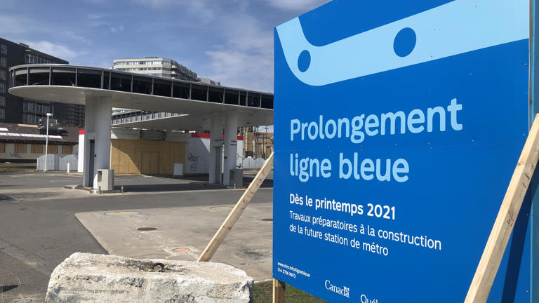 De nombreux terrains ont dû être expropriés dans l'est de Montréal afin de permettre le prolongement de la ligne bleue du métro du métro de Montréal. Plusieurs ont été contestées par les propriétaires. -- © Jean-Sébastien Cloutier/Radio-Canada