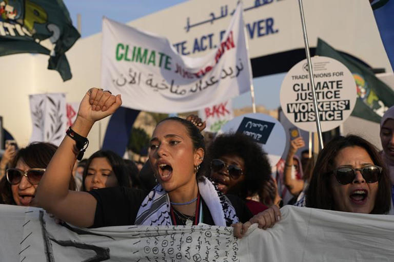 Les opposants peinent à faire entendre leurs revendications à la COP28 -- © Fournis par La Presse Canadienne
