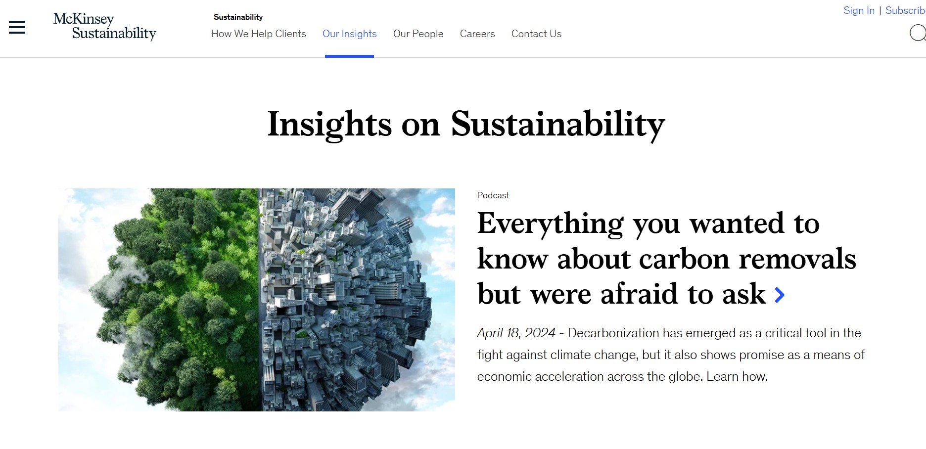 Source: https://www.mckinsey.com/capabilities/sustainability/our-insights
