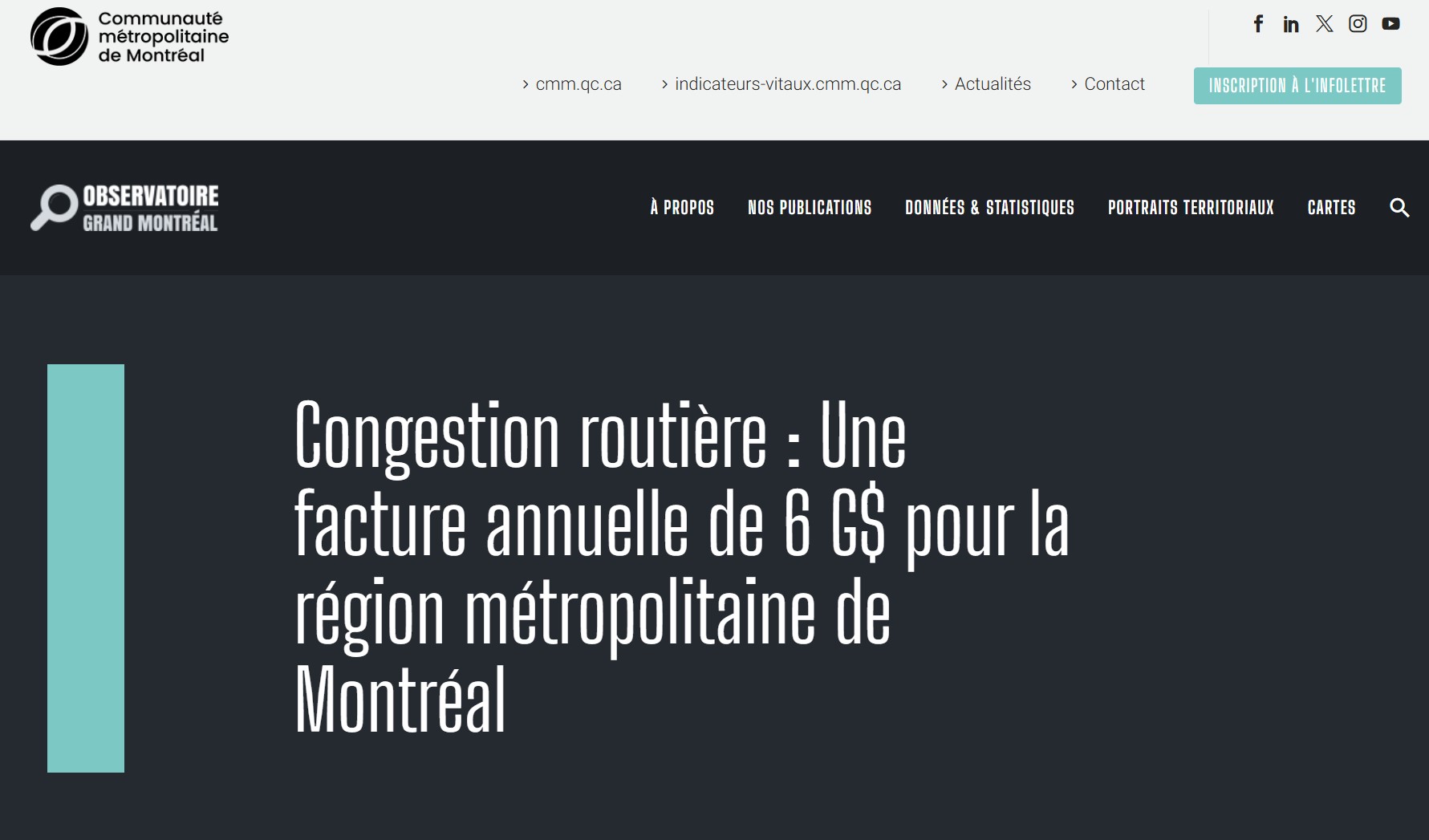 Source: https://observatoire.cmm.qc.ca/congestion-routiere-une-facture-annuelle-de-6-g-pour-la-region-metropolitaine-de-montreal/