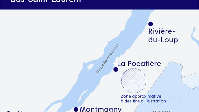 Le projet sera déployé dans les MRC de Kamouraska et de Témiscouata. © Gracieuseté d'Hydro-Québec