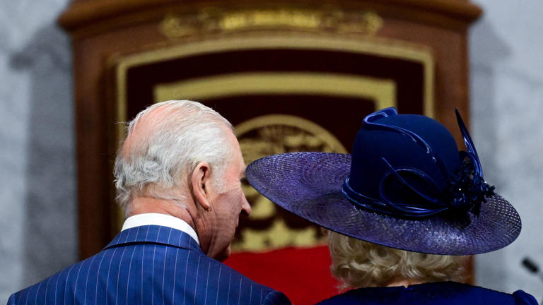 Charles III et la reine Camilla ont ouvert la 45e législature du gouvernement du Canada. © Victoria Jones/via reuters