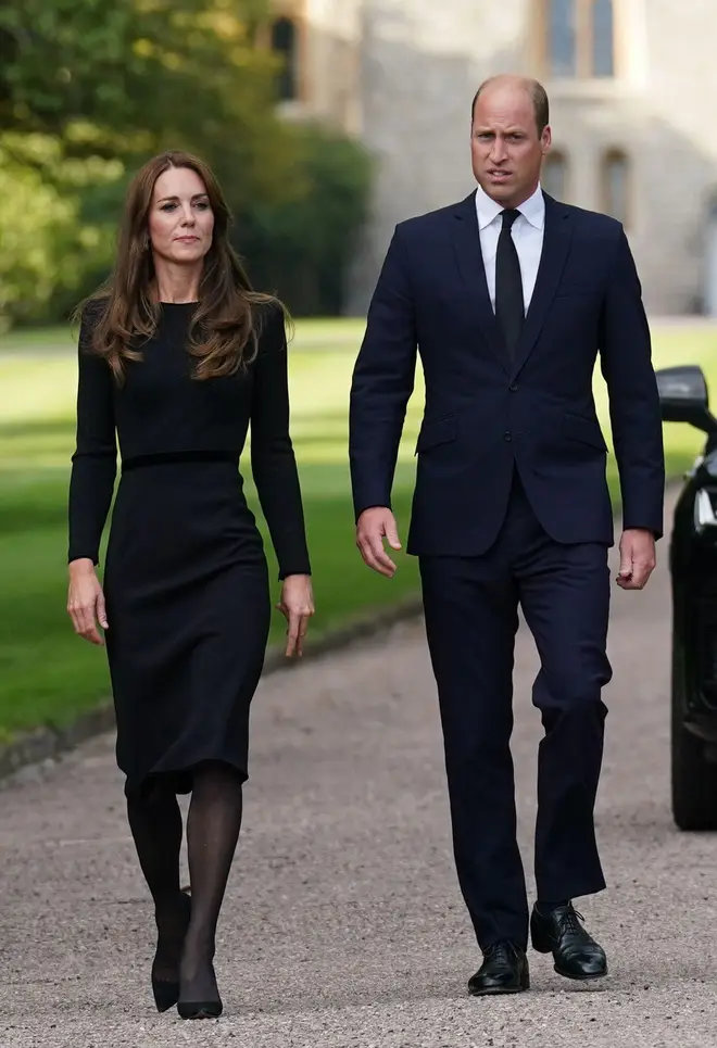Le prince William et Kate Middleton sont devenus le prince et la princesse de Galles en 2022 après le décès de la reine Elizabeth II. Image: Alamy