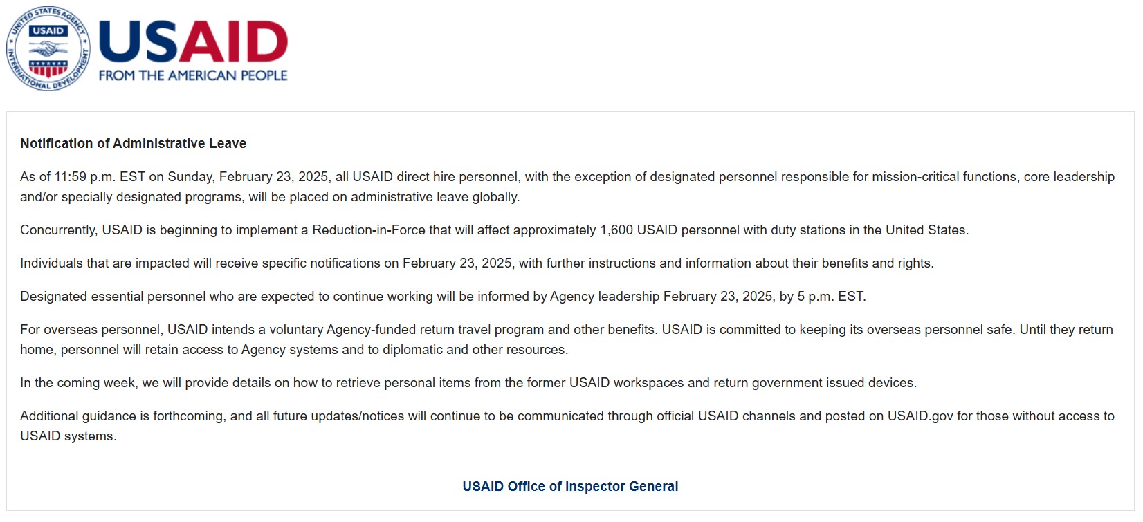 Source: https://www.usaid.gov/