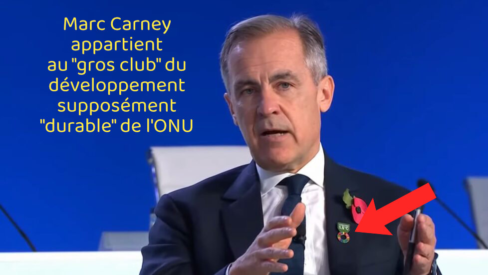 Mark Carney a coprésidé le tout-puissant GFANZ qui milite (encore) pour le “Net Zero”, à savoir une guerre sans précédent contre le carbone avec l’intention de le réduire à zéro, en matière d’émissions, ce qui ne fait aucun sens, vu les dizaines de milliers de produits chimiques de synthèse véritablement dangereux (pour nous et pour la vie, en général) qui ont pour ainsi dire “carte blanche” mais oh! C’est contre le “gros méchant carbone” que les trilliards s’alignent. Et c’est encore à cette idéologie qu’adhère le PM du Canada, à ce jour.<br /><br />Référence utile: https://esg-investing.com/2022/10/28/mark-carney-led-gfanz-drops-requirement-for-race-to-zero-commitment-for-members/<br /><br />Ainsi que: https://www.sustainableviews.com/what-happened-at-gfanz-and-why-it-matters/