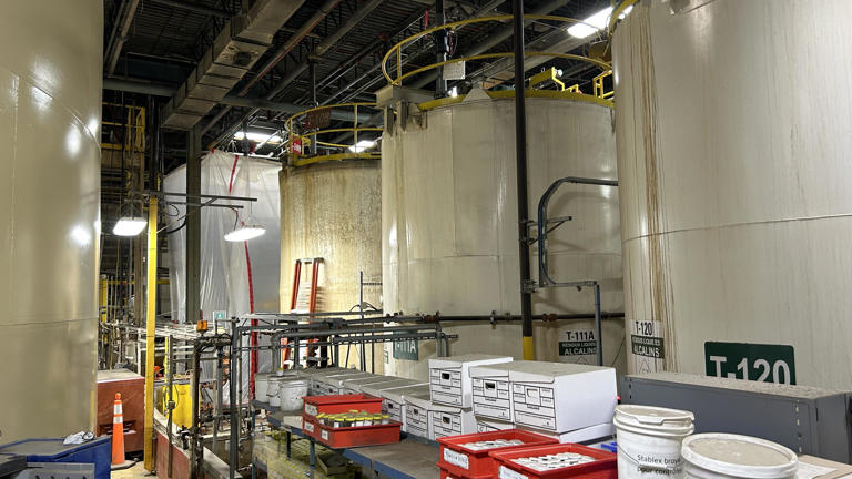 Intérieur de l'usine de Stablex à Blainville -- © /Radio-Canada