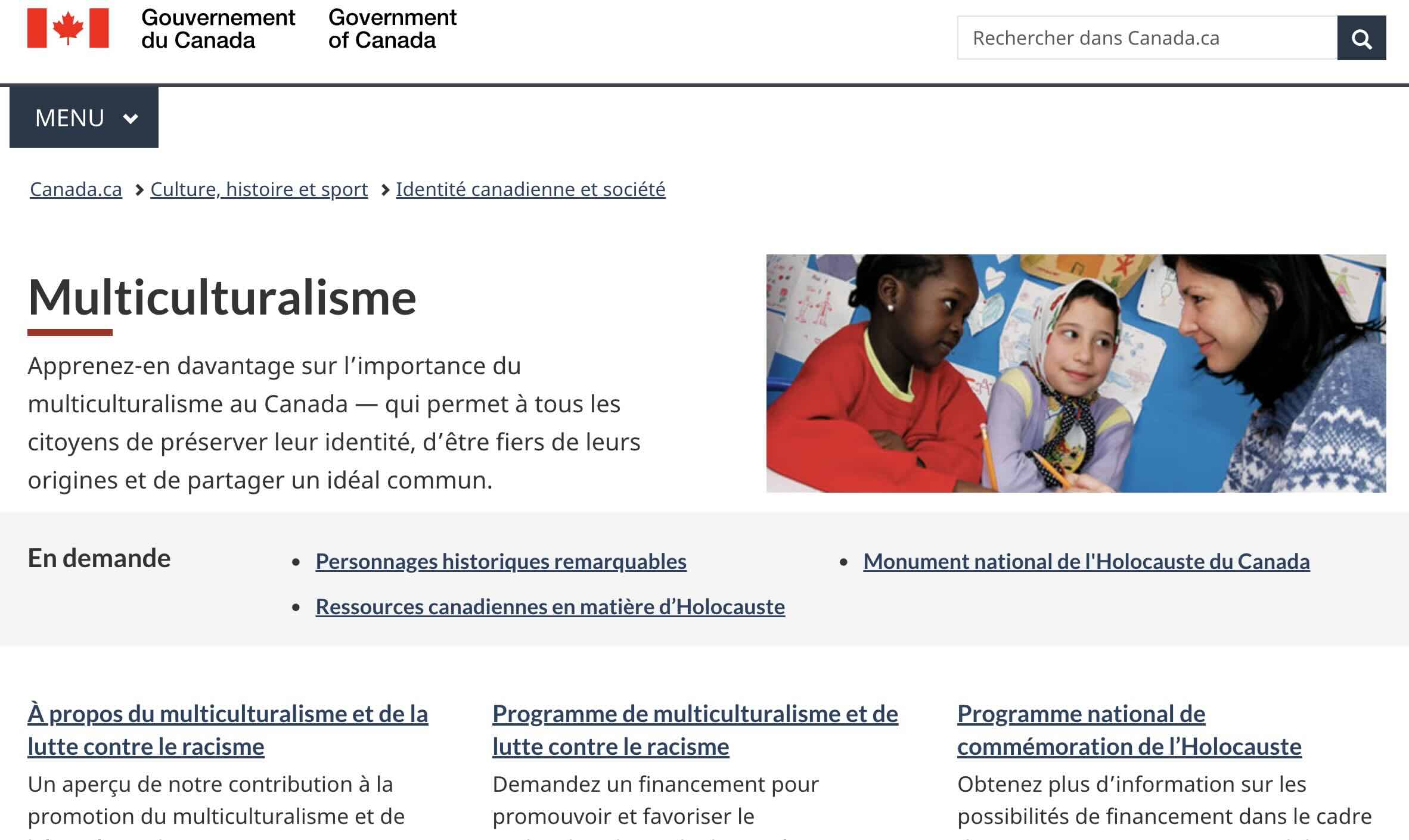 Source: https://www.canada.ca/fr/services/culture/identite-canadienne-societe/multiculturalisme.html