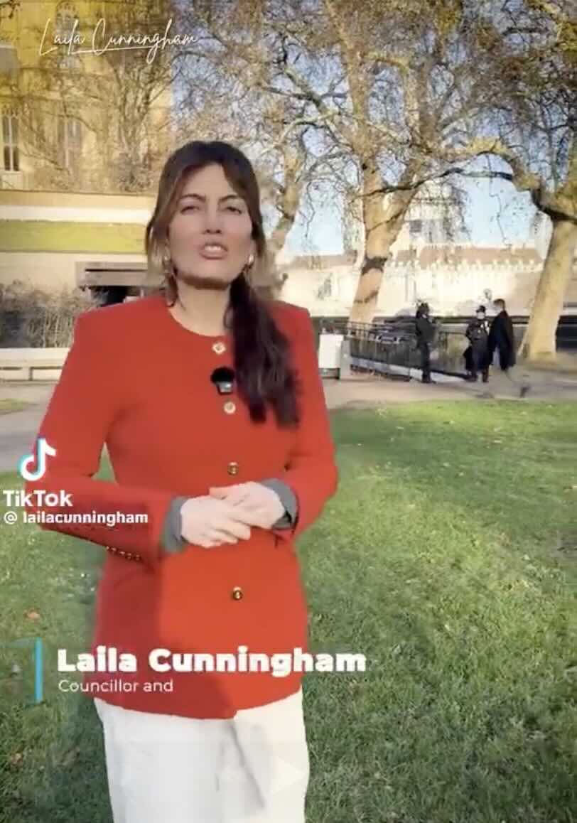 Laila Cunningham de Reform UK