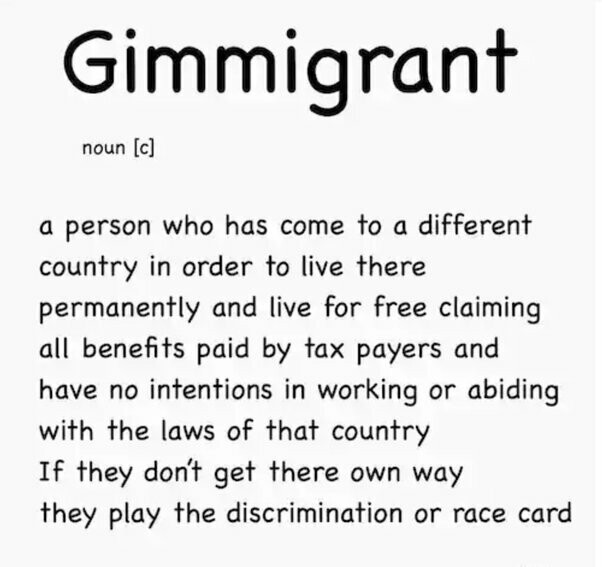 Au Canada aussi, nous avons un ÉNORME problème de "gimmigrants".<br /><br />Source: https://truthsocial.com/@sc_maga/posts/115837405392118452