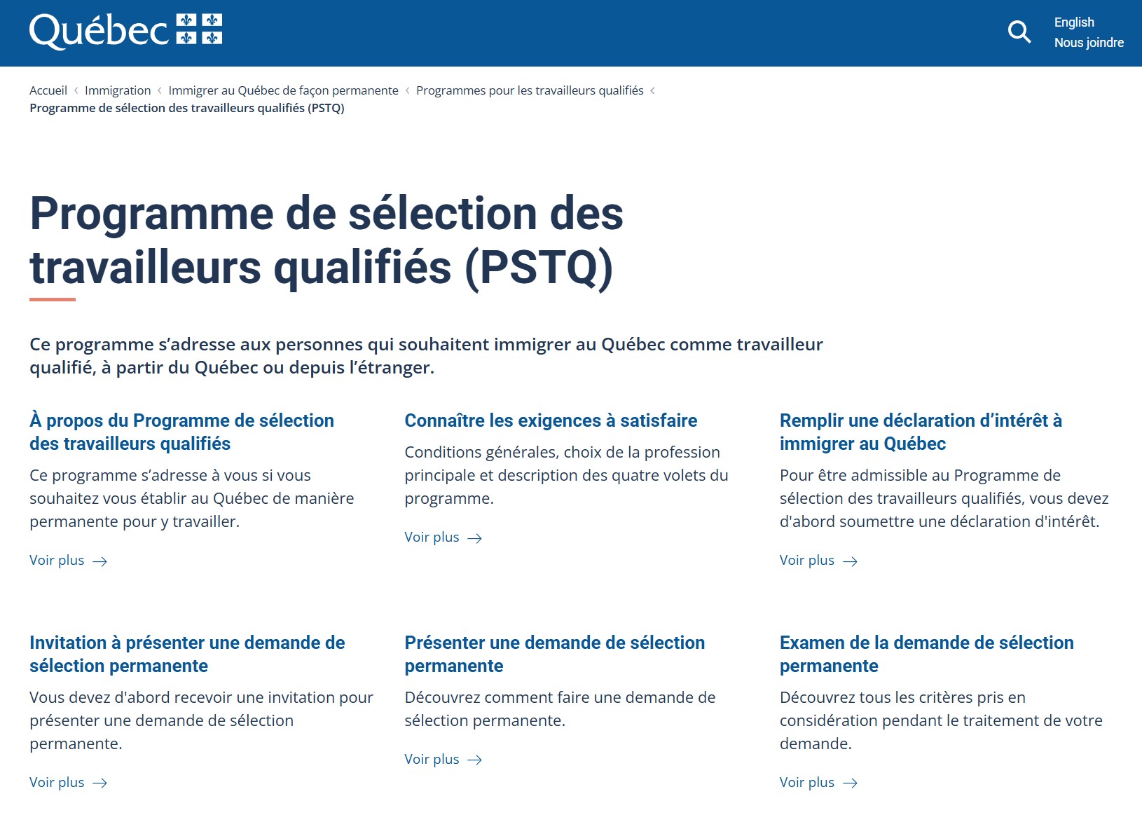 Source: https://www.quebec.ca/immigration/permanente/travailleurs-qualifies/programme-selection-travailleurs-qualifies