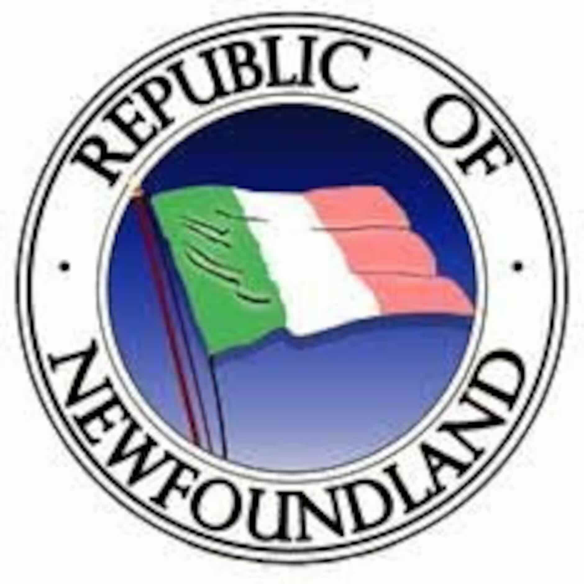 La "République de Terre-Neuve" fait l'objet d'un design sur des t-shirts à Terre-Neuve-et-Labrador.<br /><br />Source: Facebook https://www.facebook.com/republicofnewfoundland/