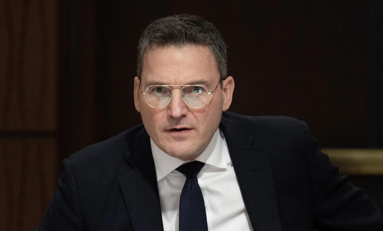 Evan Solomon, ministre de l'Intelligence artificielle et de l'Innovation numérique, à Ottawa, le 2 février 2026. LA PRESSE CANADIENNE/Adrian Wyld -- © La Presse Canadienne