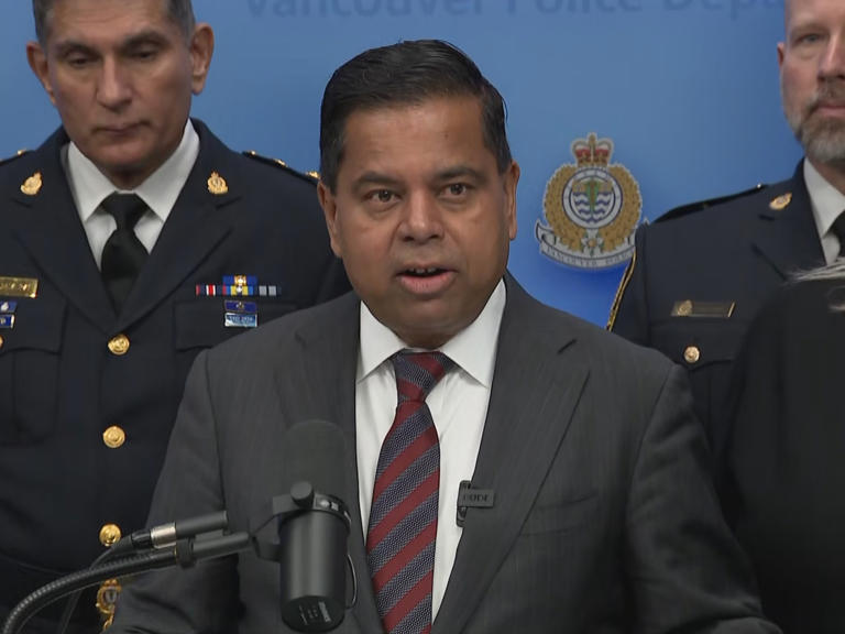 Le ministre de la Sécurité publique, Gary Anandasangaree, était à Vancouver vendredi pour faire la promotion de la nouvelle loi sur l'accès aux renseignements numériques. -- © /Radio-Canada