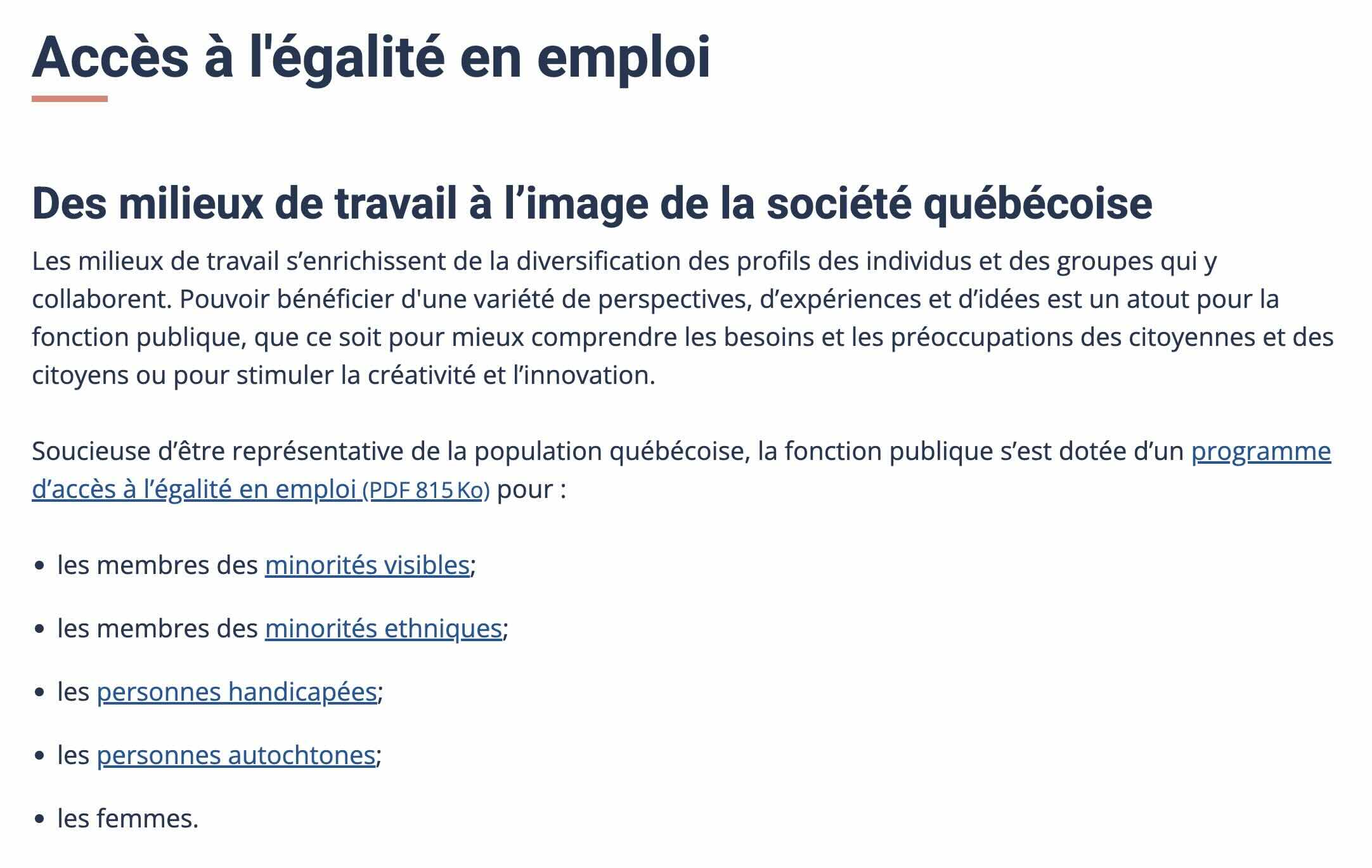 Source: https://www.quebec.ca/gouvernement/travailler-gouvernement/emplois-fonction-publique/acces-egalite-emploi