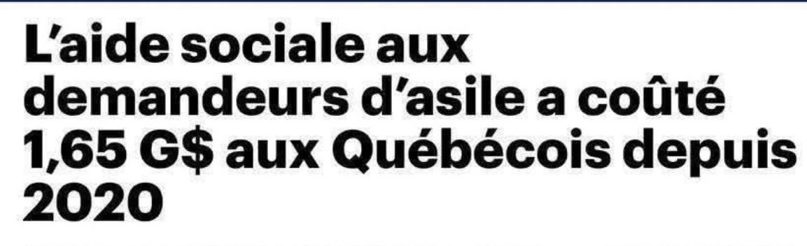 Source: https://x.com/BardierMireille/status/2057827014933967267<br /><br />-- --<br /><br />Québec dépense 1,8G$ par année juste en crédit d'impôt soutien aux aînés. L'aide aux demandeurs d'asile, c'est 1,65G$ sur 5 ans. Si les coffres sont vides pour les aînés, c'est pas les migrants le problème.<br /><br />Source: https://x.com/kraptokov/status/2057968014868242828