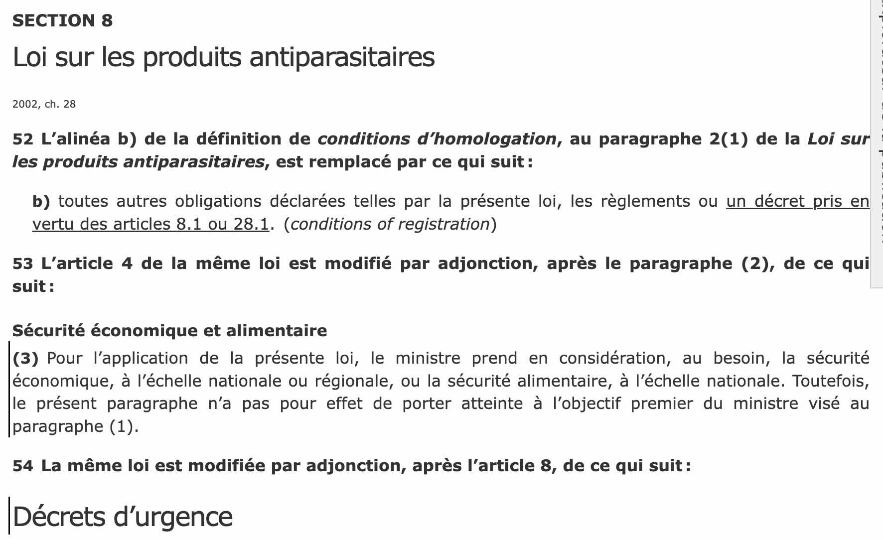 Source: https://www.parl.ca/documentviewer/fr/45-1/projet-loi/C-30/premiere-lecture