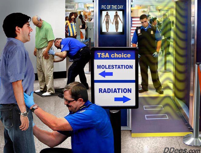 Le TSA qui s'en prend aux gens... ce n'est que du contrôle et de l'intimidation, rien à voir avec la &quot;sécurité&quot;...