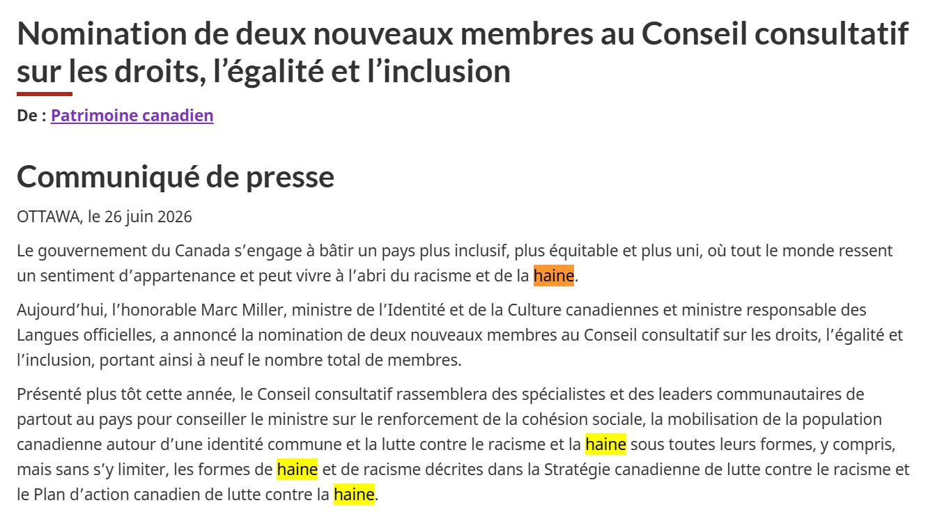 Source: https://www.canada.ca/fr/patrimoine-canadien/nouvelles/2026/06/nomination-de-deux-nouveaux-membres-au-conseil-consultatif-sur-les-droits-legalite-et-linclusion.html