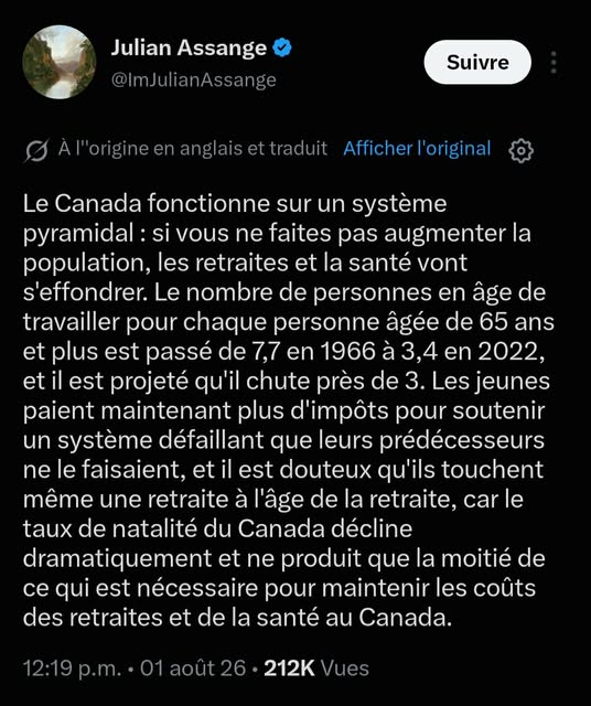Source: https://www.facebook.com/claude.gelinas.3110/posts/pfbid0rKhS5FYqL8BedUwhMVhNR3wGbZr8mL1jGRzCYB3yiqFkm1oSWa5Lvt4i6bbT6GPFl?comment_id=1045213688394410