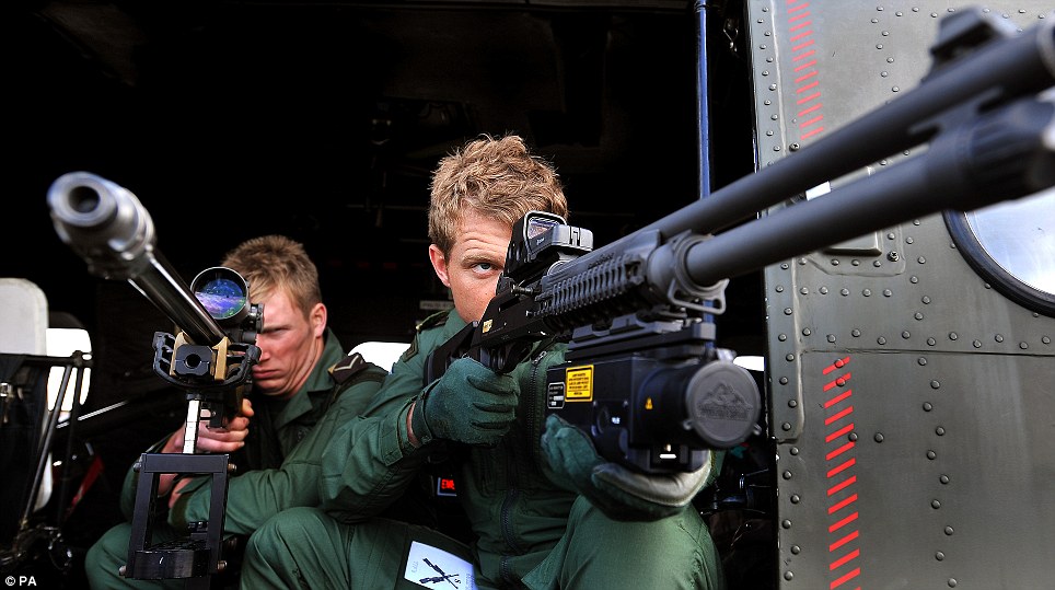 Deadly: These troops and thousands more will use all their specialist training to deal with threats at London 2012