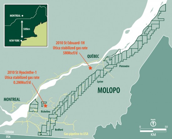 La carte géographique du territoire sous le contrôle de Molopo