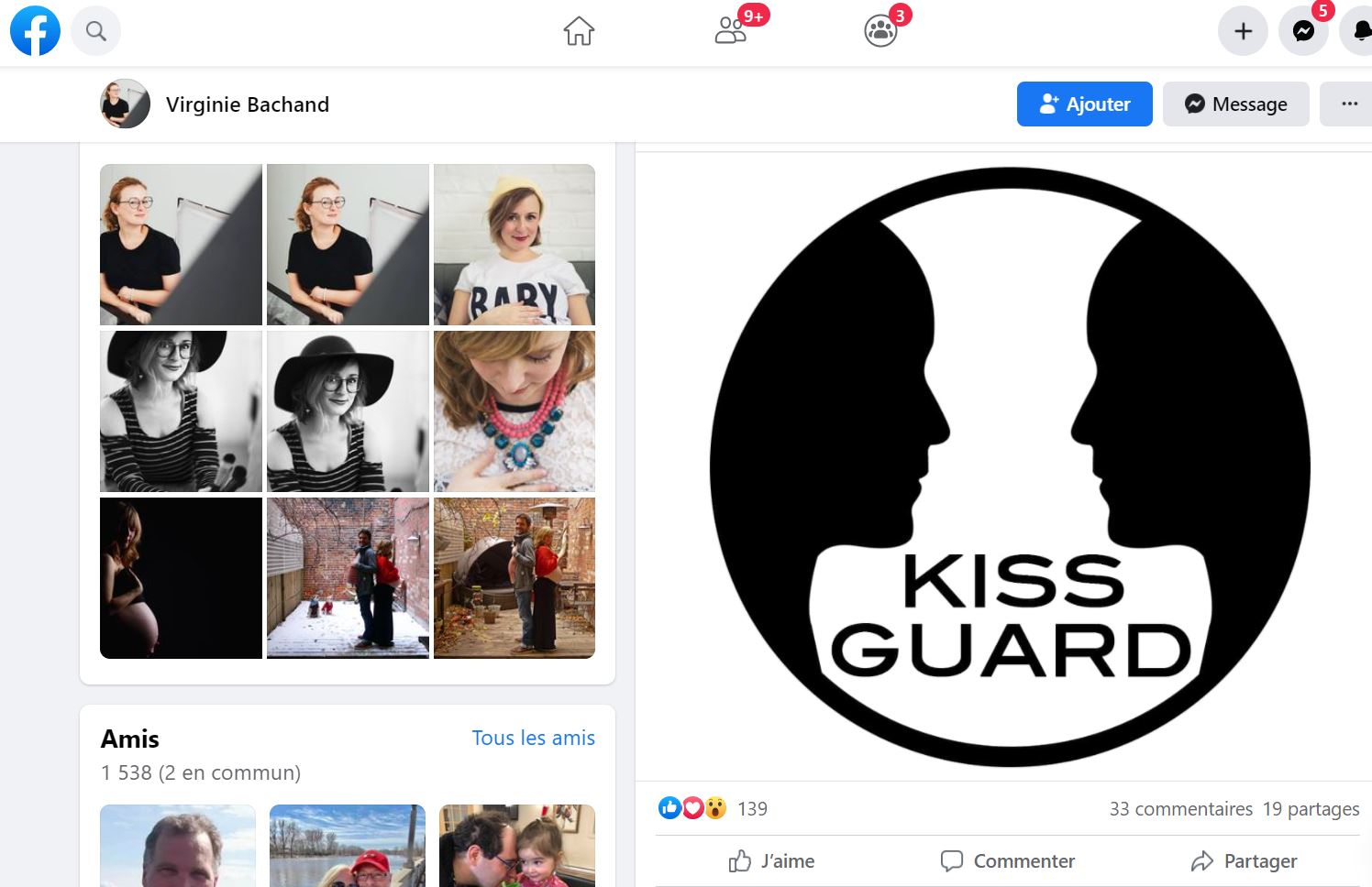 profil-facebook-de-virginie-bachand-et-son-kiss-guard.JPG
