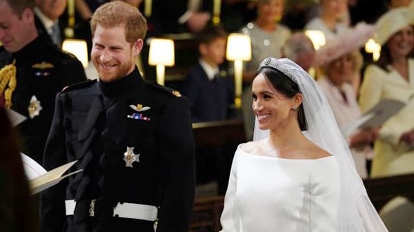Le prince Harry a épousé Meghan Markle ce matin au château de Windsor. Photo: Reuters
