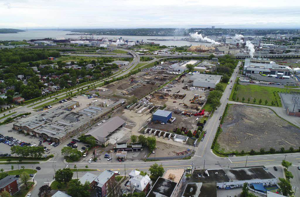 © Le Soleil, Patrice Laroche Un gros projet est en cours dans le secteur Maizerets de Québec, dans le quartier de l’incinérateur municipal et de l’hôpital de l’Enfant-Jésus: la Zone d’innovation Littoral Est.